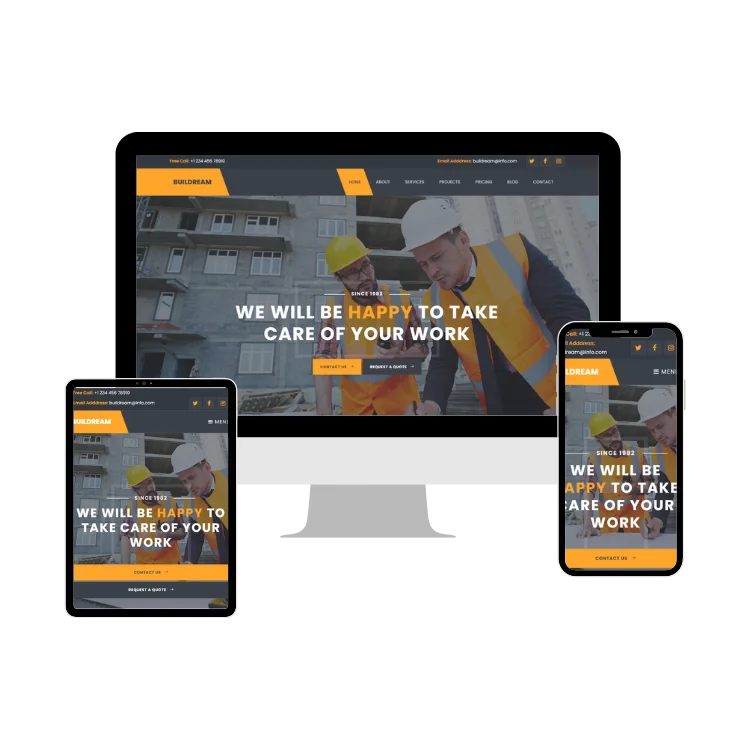 Contractor WordPress Website