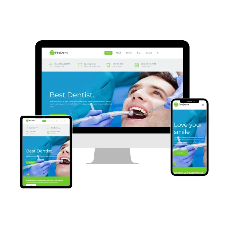 Dentists WordPress Website