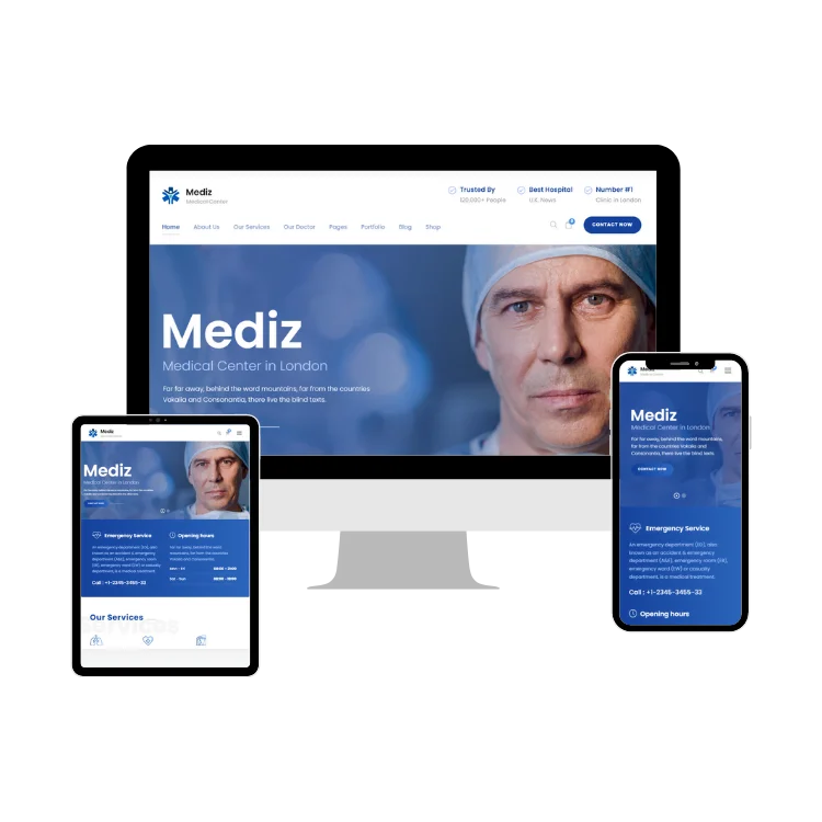 Doctor WordPress Website