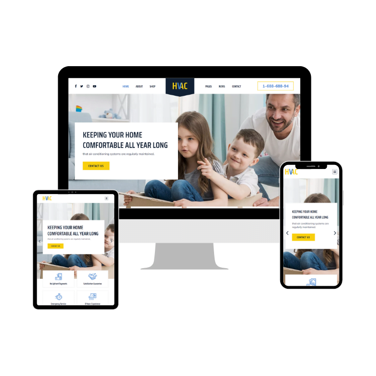 HVAC WordPress Website