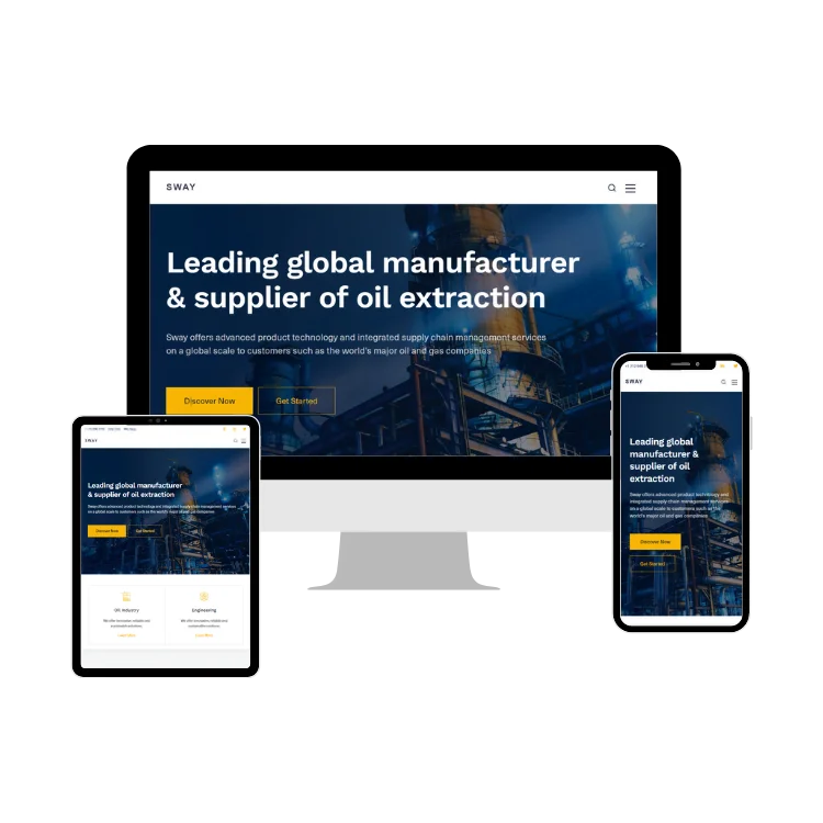 Industry WordPress Website