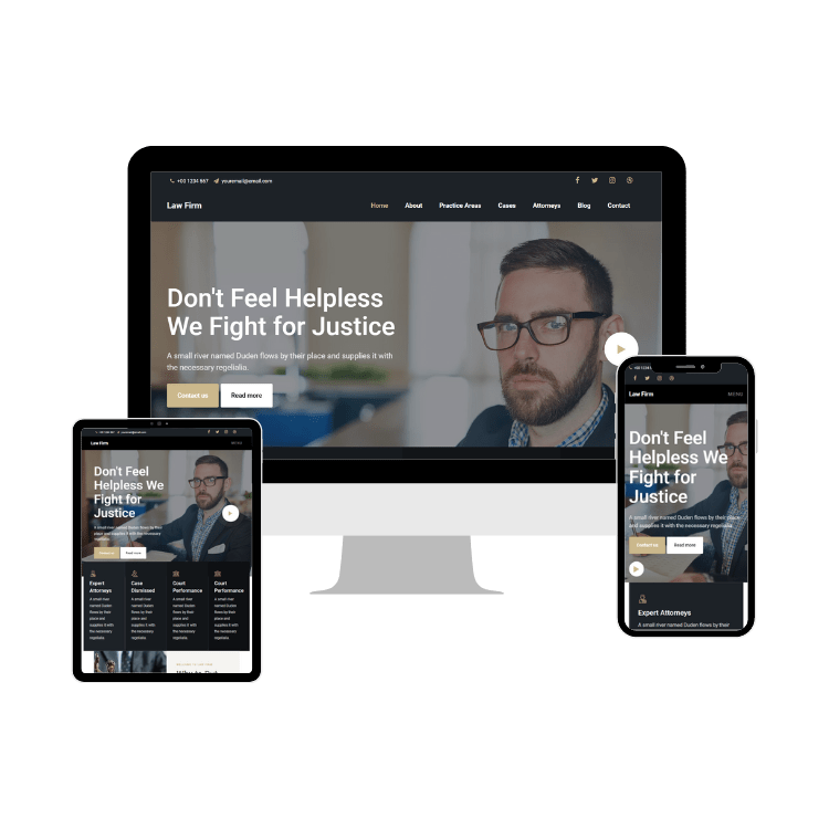 Personal Injury Lawyer WordPress Website