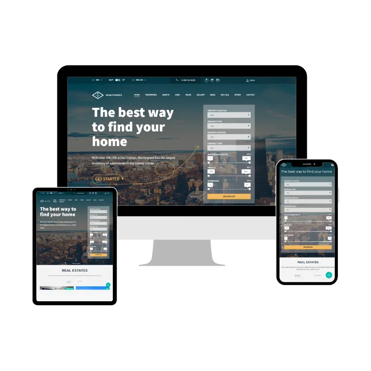 Real Estate WordPress Website