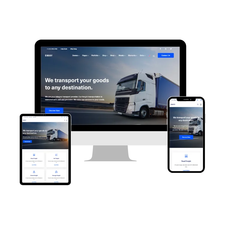 Transport WordPress Website